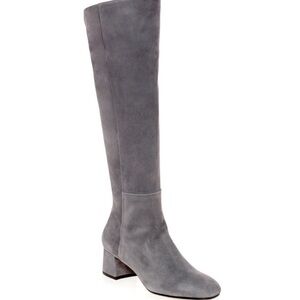 Franco Sarto Suede Over the Knee Boots Grey size 6